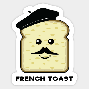 French Toast - Funny Bread Character Sticker